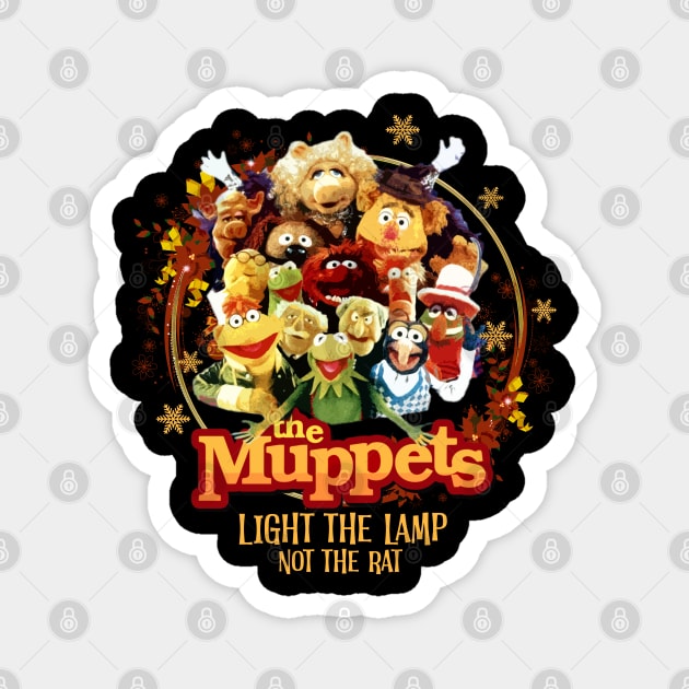 Muppets Christmas Carol - Light The Lamp Magnet by OnimakoArt