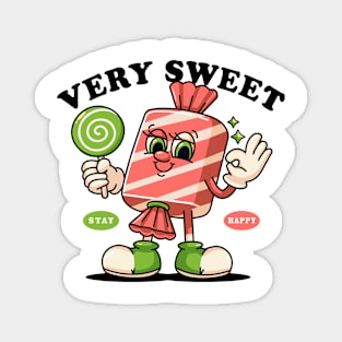 Very sweet, cute candy mascot Magnet