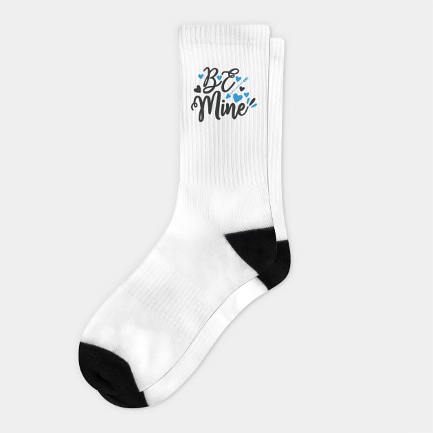 Be-Mine Socks by TEENIE DESIGN