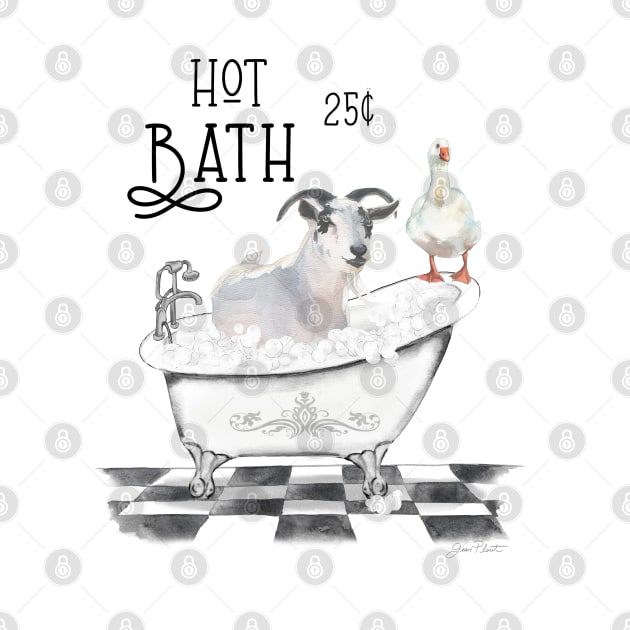 Farm Animals Bath D by Jean Plout Designs