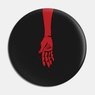 RED RIGHT HAND Pin