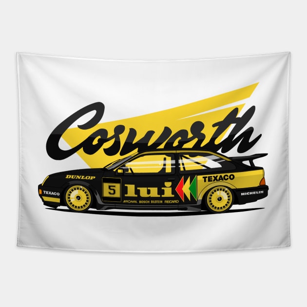 SIERRA RS500 COSWORTH LEGEND Tapestry by shketdesign