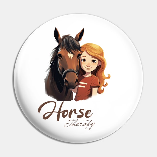 Happy Horse Pin by ArtRoute02