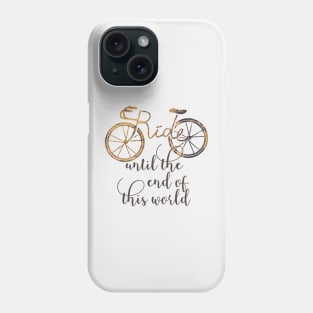 t-shirt cycling travel Phone Case