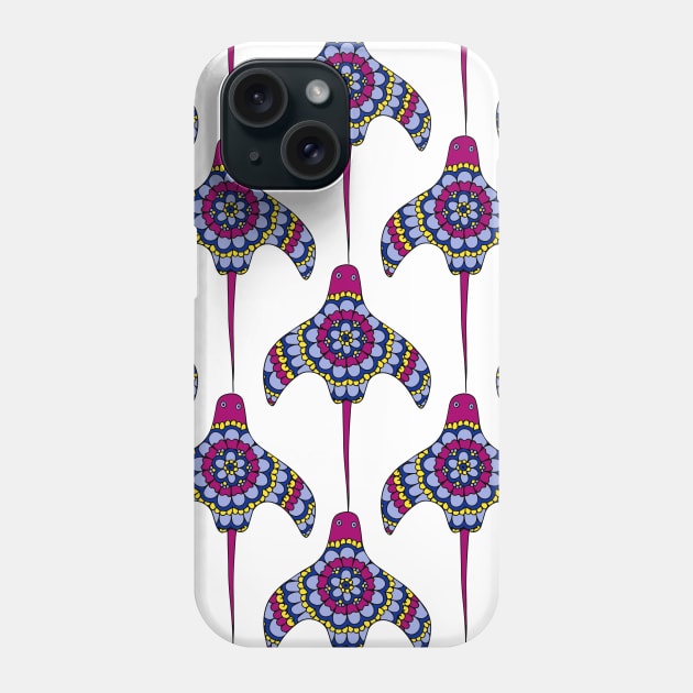 Manta Rays Phone Case by HLeslie Design