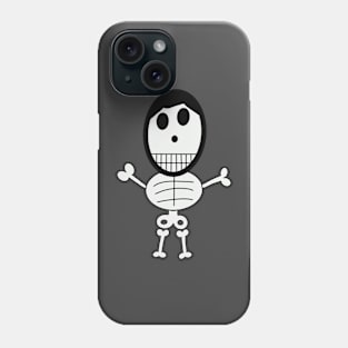 Cute skeletons doodle style Phone Case