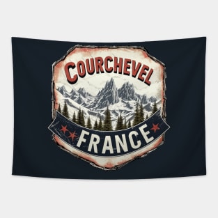 Courchevel France Tapestry