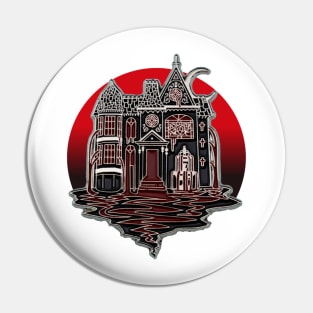 Haunted mansion in dome Pin