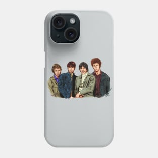 The Byrds - An illustration by Paul Cemmick Phone Case