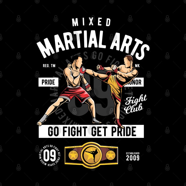 Mixed Martial Arts Series: Go Fight by Jarecrow 