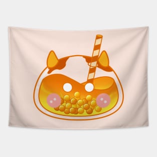 Genshin Impact - Pyro Slime Boba Tapestry