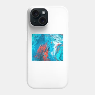abstract acrylic painting Phone Case