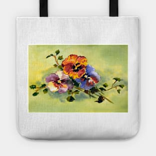 This is a pansy Tote