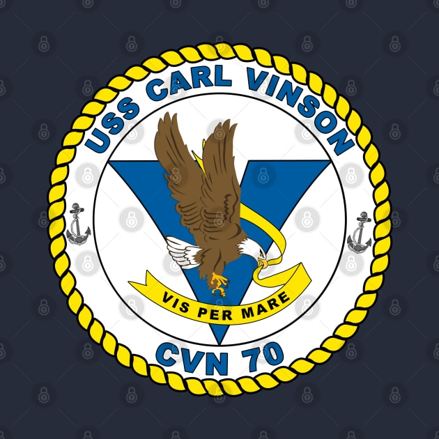 Patch for USS Carl Vinson CVN 70 by MilitaryVetShop