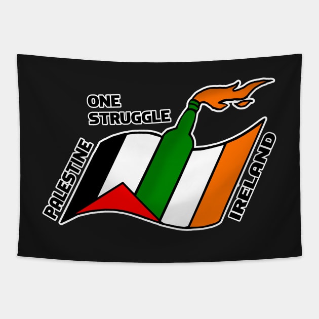 Free Palestine - Free Ireland Tapestry by RichieDuprey