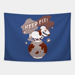 Keep fit (Rustic) Tapestry