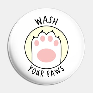 Wash your paws Pin