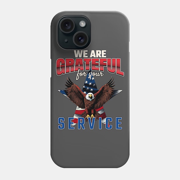 USA Veterans Day Patriot Phone Case by Tip Top Tee's