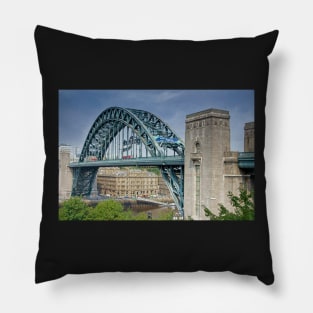 Tyne Bridge and Newcastle Quayside Pillow