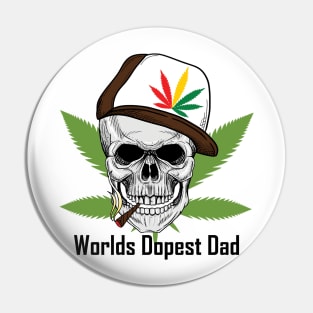 World’s Dopest Dad Pin