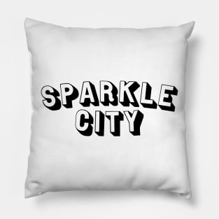 Sparkle City - Midland, Michigan - Design 1 of 5 Pillow