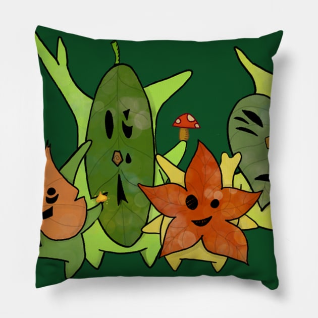 Pesky Little Seedlings Pillow by triotdesigns