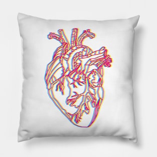 Distorted Heart Pillow