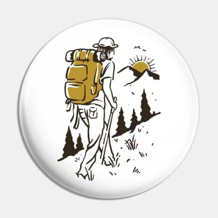 Hike Addiction Pin