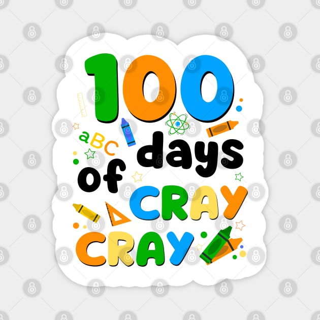 100 Days of Cray Pencils Cray Magnet by JustBeSatisfied