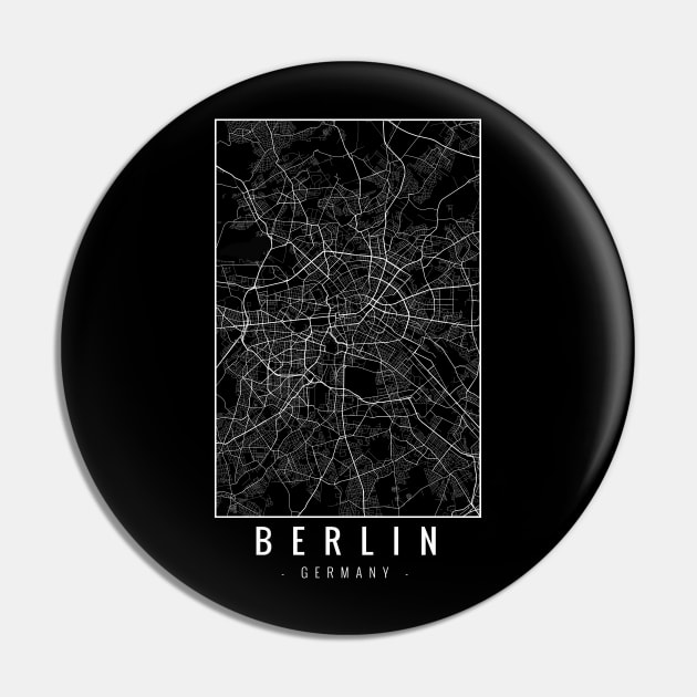 Berlin Germany Minimalist Map Pin by Mapagram