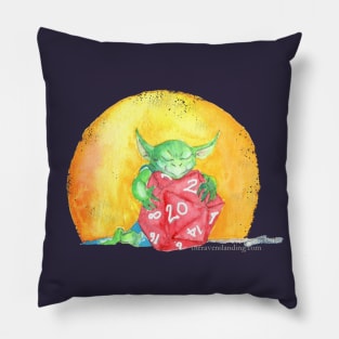 Dire D20 Dice Goblin Pillow