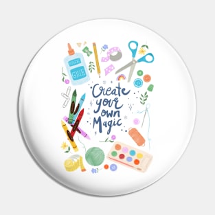 Create your own magic illustration Pin