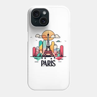 Paris Skyline Phone Case