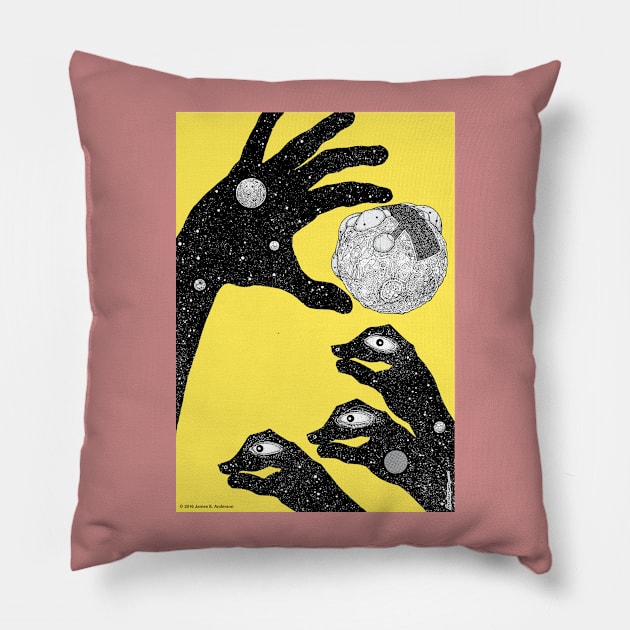 Shadow Show Pillow by JEAndersonArt