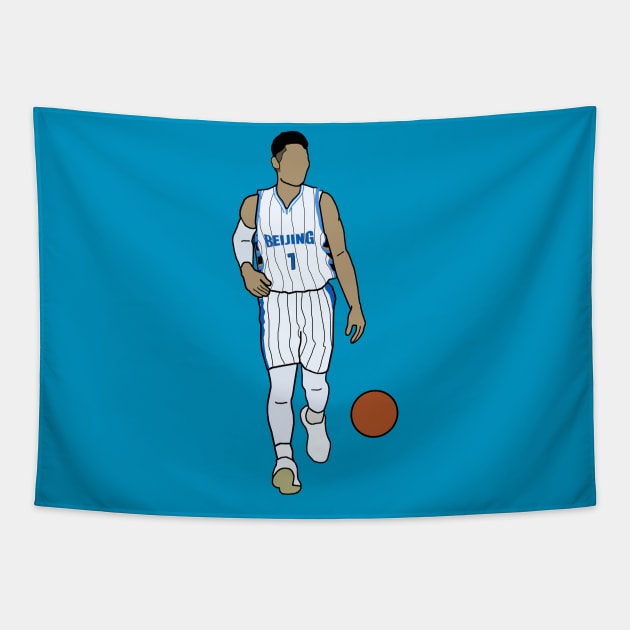 Jeremy Lin Beijing Ducks Tapestry by xavierjfong