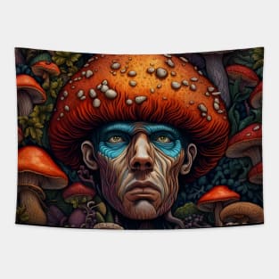 Mushroom Man Tapestry
