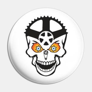 Skull Design for Biker Lovers Pin