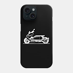 CE 04 Bike White Sketch Art Phone Case