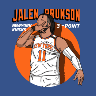 Jalen Brunson 3 Point Celebration T-Shirt