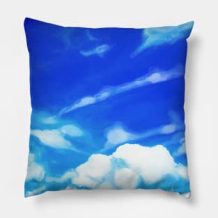 Bright Blue Sky Pillow