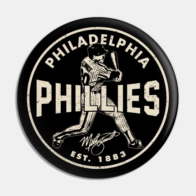 Philadelphia Phillies Mike Schmidt 2 by Buck Tee Pin by Buck Tee