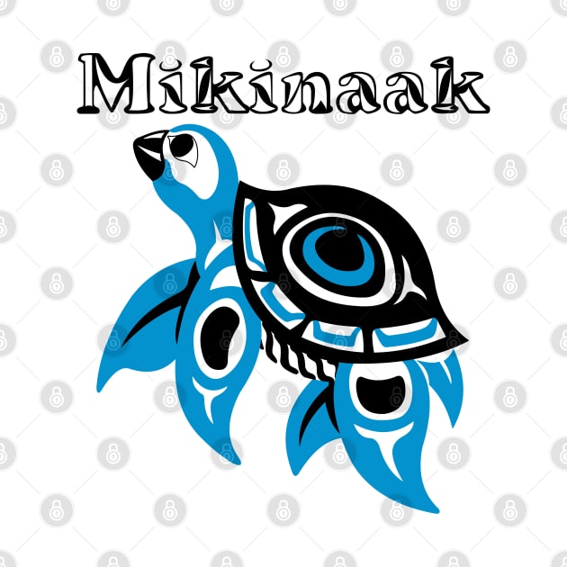 Snapping Turtle (Mikinaak) by KendraHowland.Art.Scroll