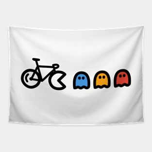 Retro Bicycle Game Tapestry