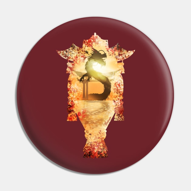 Rising Dragon Pin by DVerissimo