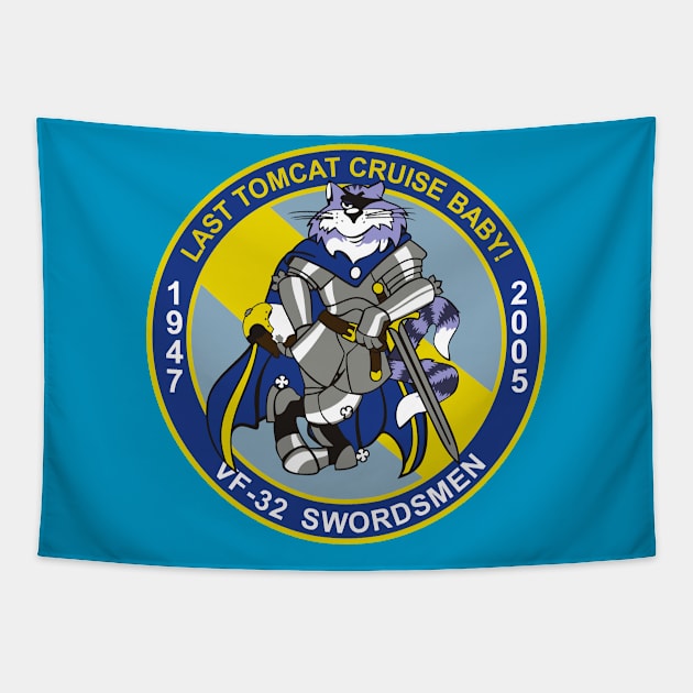 Tomcat VF-32 Swordsmen Tapestry by MBK