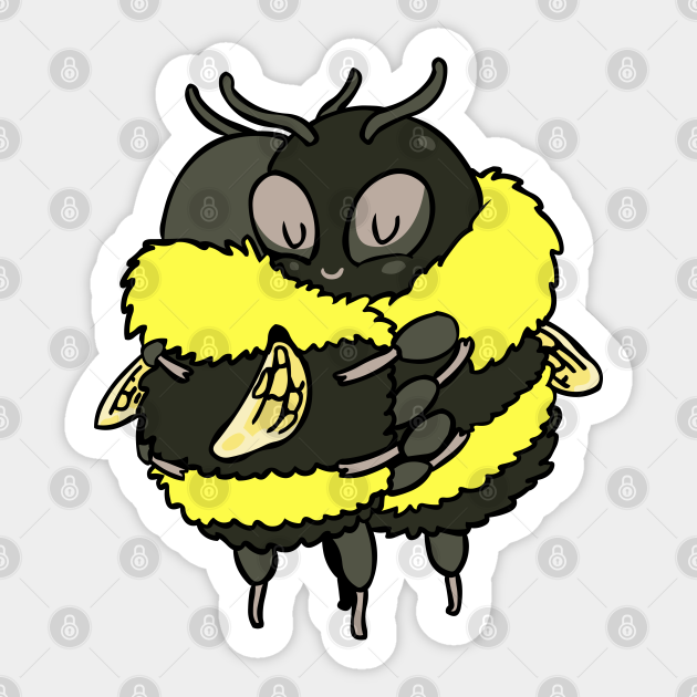 Bee hugs - Bee - Sticker | TeePublic