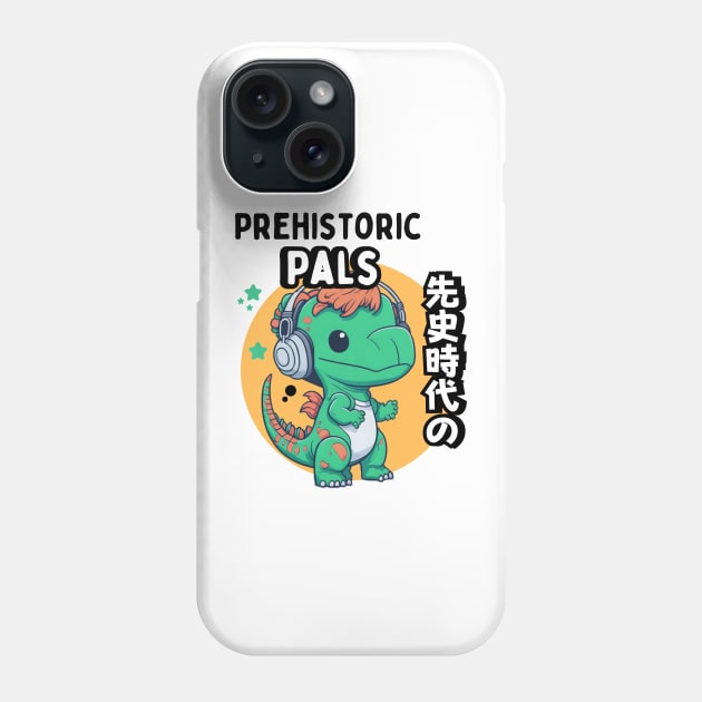 Prehistoric pals Phone Case by Japanese Fever