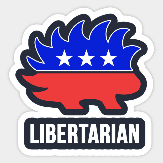 Libertarian Porcupine T Shirt Libertarian Sticker Teepublic
