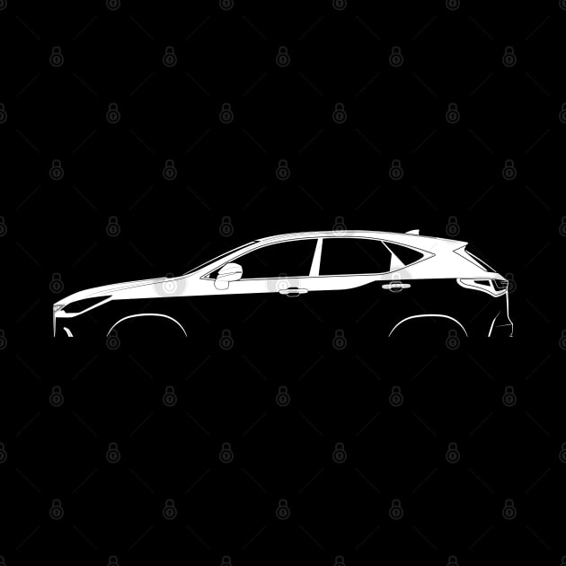 Lexus NX 450h+ (AZ20) Silhouette by Car-Silhouettes