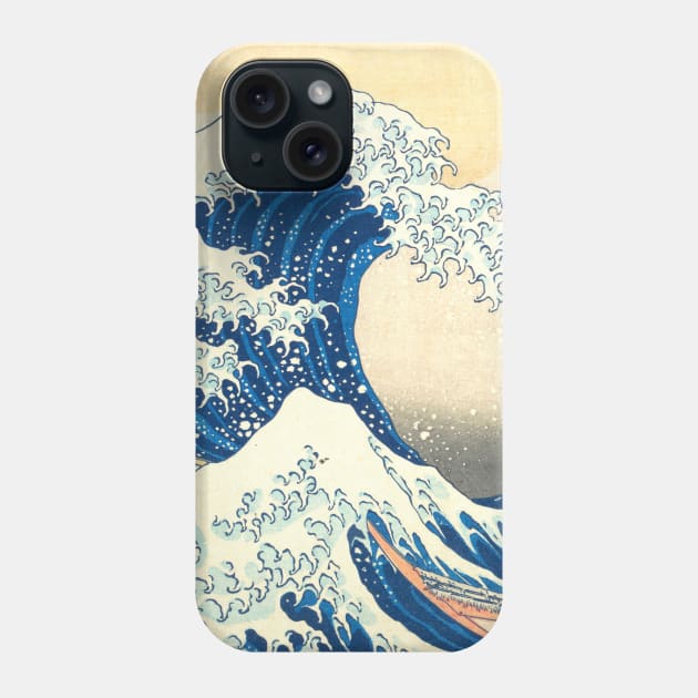 The Big Great Wave Off Hokusai Japanese Katsushika Kanagawa Phone Case by CONCEPTDVS